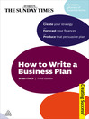 How to Write a Business Plan (eBook)